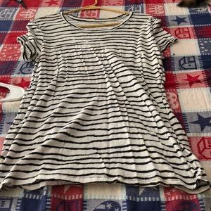 Black and white striped shirt